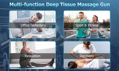 Massager Body Neck Back Deep Tissue Muscle Relaxation Pain Relief Fitness Fascial Massage Gun