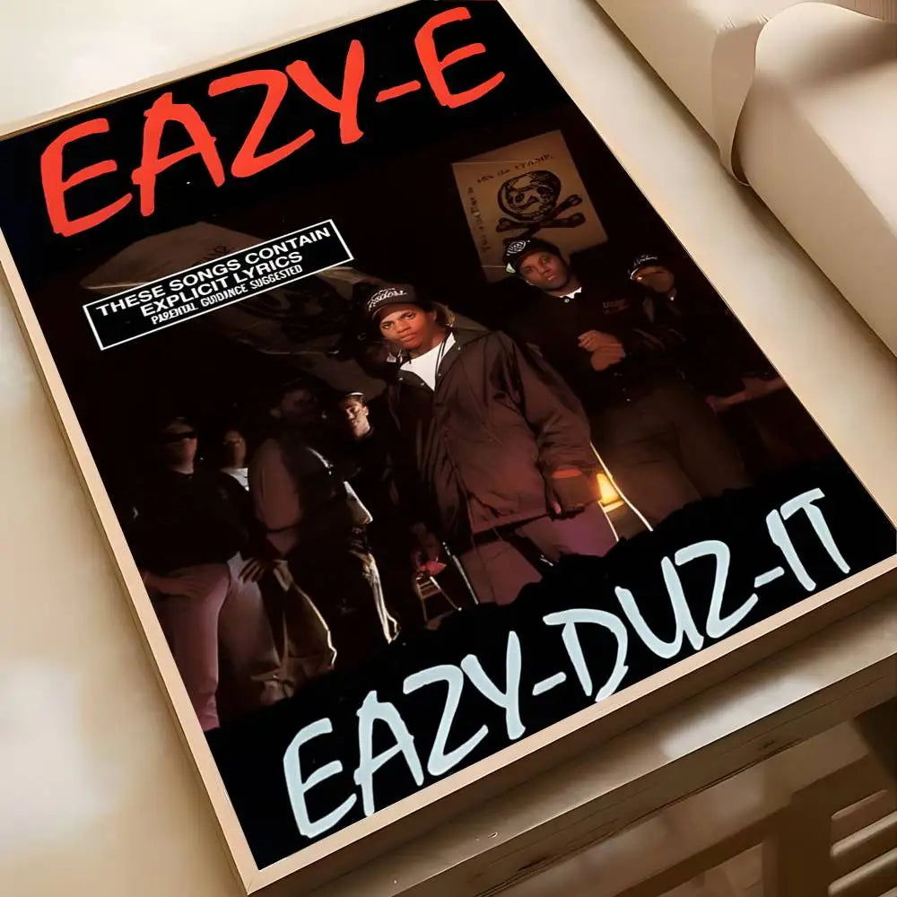 1PC Hip Hop Rapper E-Eazy E Poster decoration