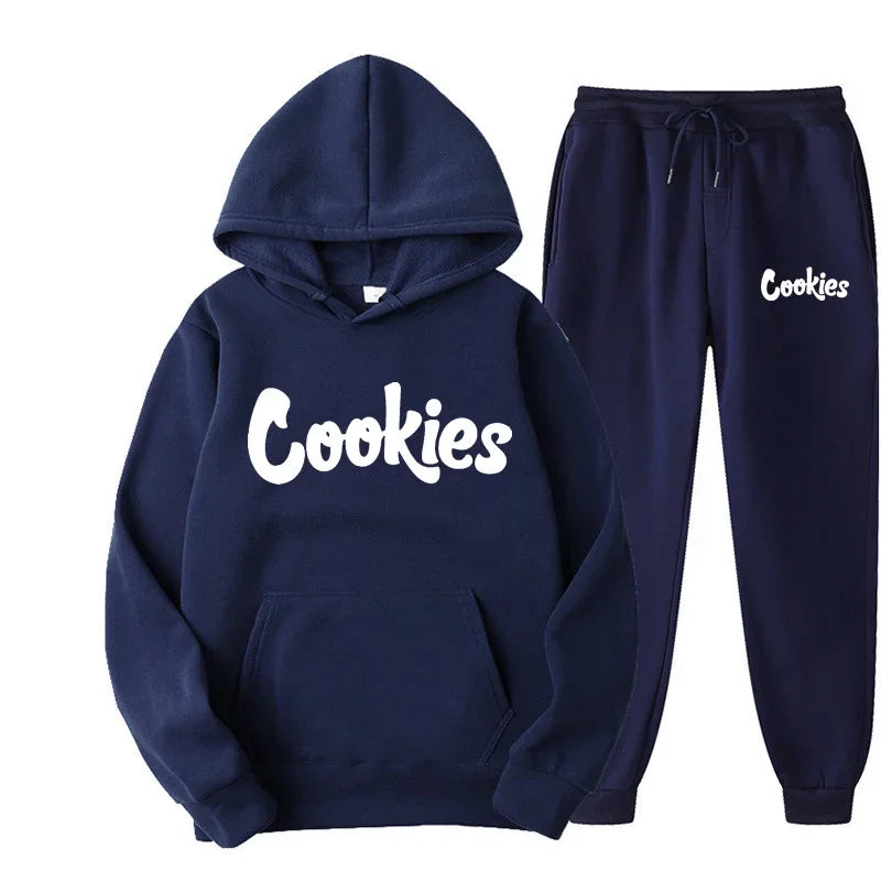 fashion trend hoodie casual two-piece suit jacket pants fashion brand