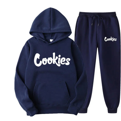 fashion trend hoodie casual two-piece suit jacket pants fashion brand