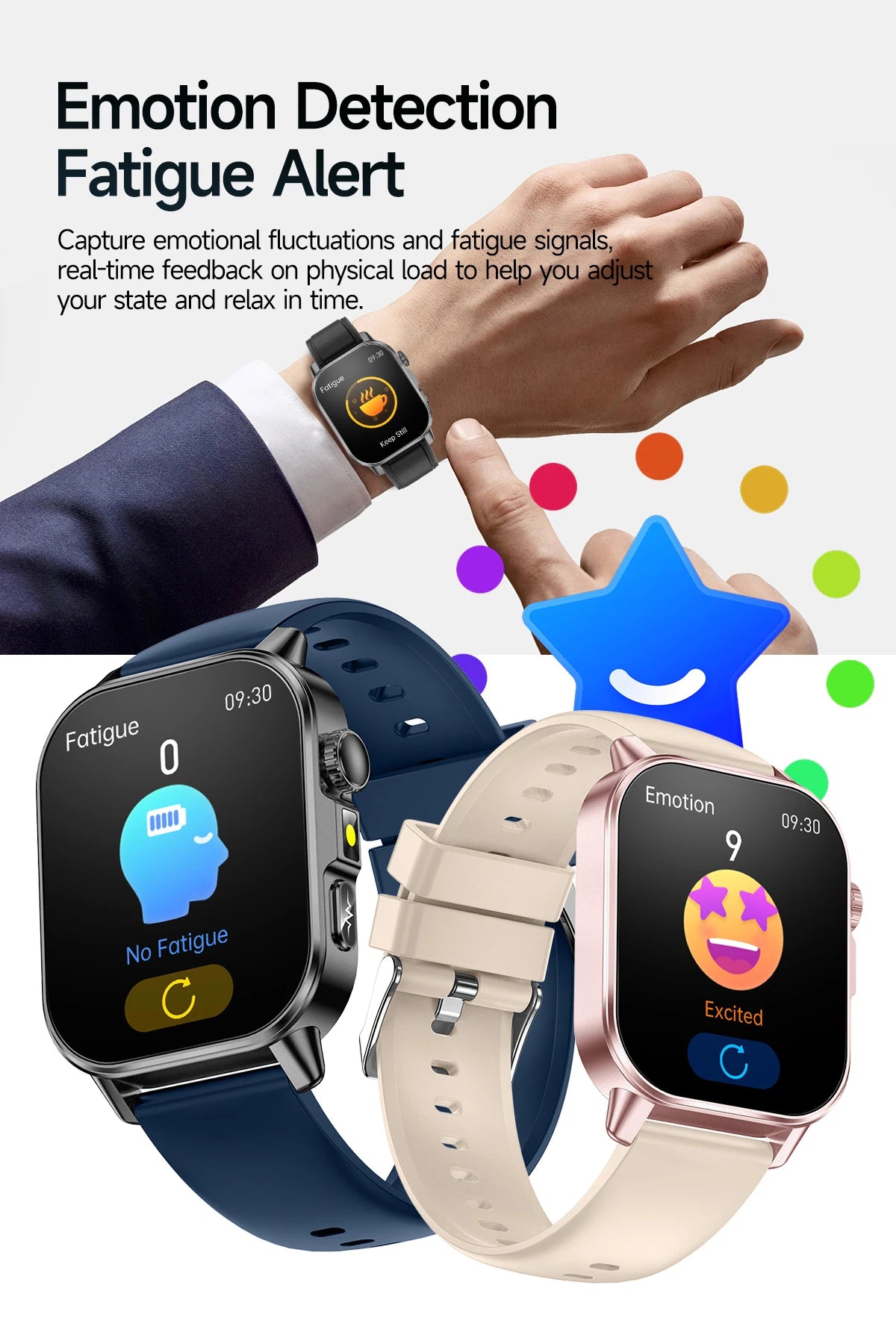 2026 New Nursing Grade Health Analysis SmartWatch ECG+PPG