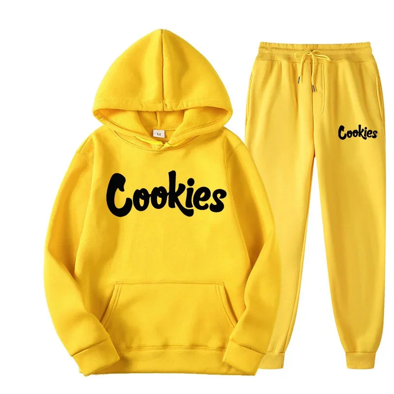 fashion trend hoodie casual two-piece suit jacket pants fashion brand