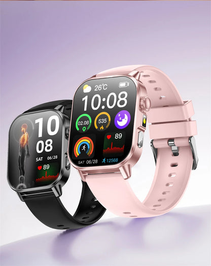 2026 Original Women Health Accurate Diagnosis Smart Watch ECG+HRV BP Blood Oxygen Uric Acid Heart Rate Bluetooth Call Smartwatch