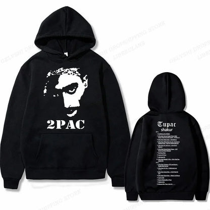 Tupac 2pac Graphic Hoodie Men Clothing Fashion Sweatshirt