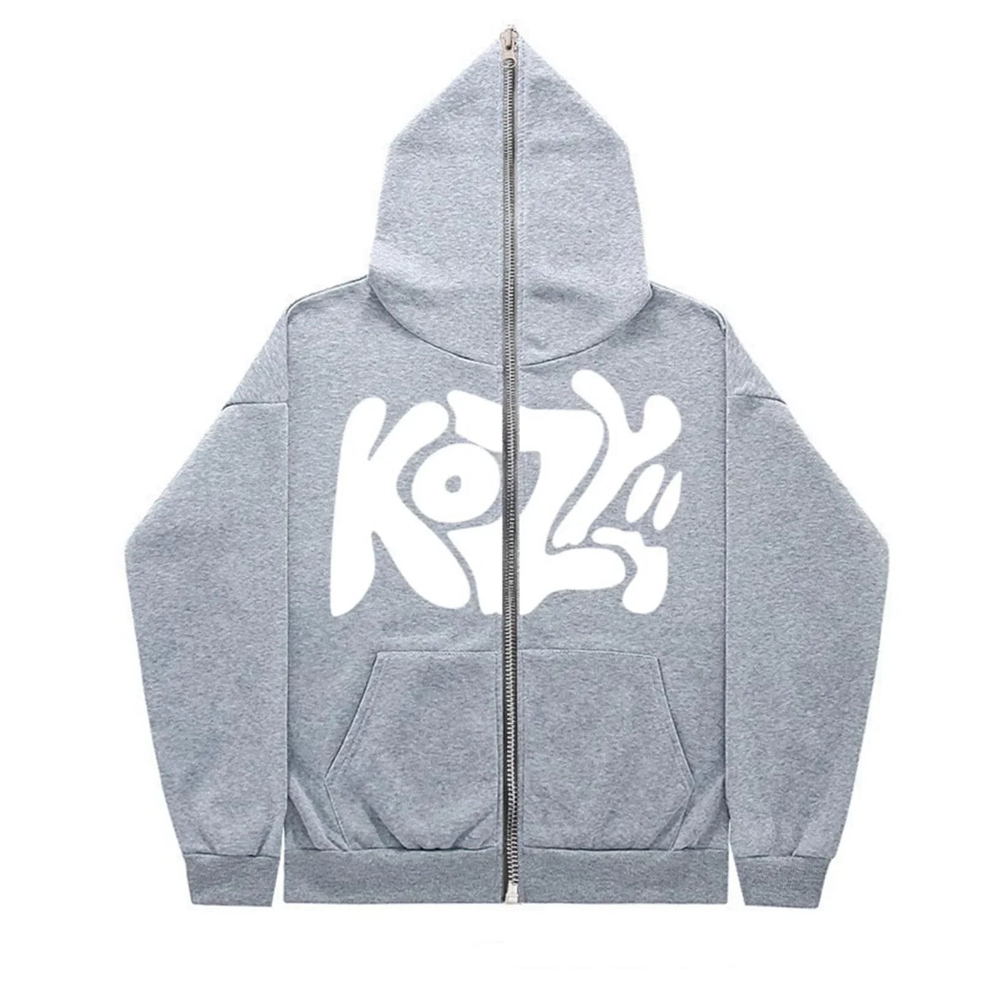 unisex fashionable full zip hoodie, casual zipper hoodie