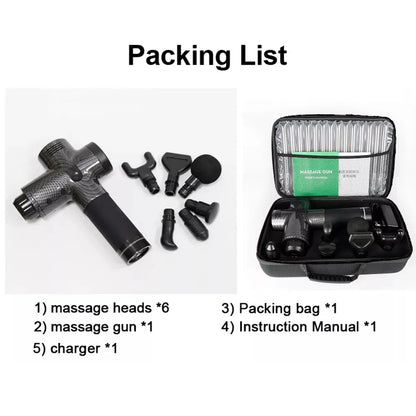 Massager Body Neck Back Deep Tissue Muscle Relaxation Pain Relief Fitness Fascial Massage Gun