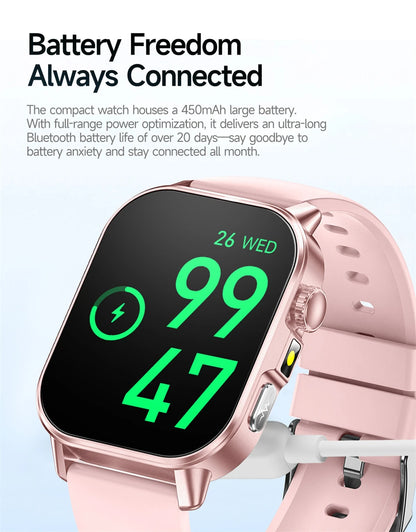 2026 Original Women Health Accurate Diagnosis Smart Watch ECG+HRV BP Blood Oxygen Uric Acid Heart Rate Bluetooth Call Smartwatch