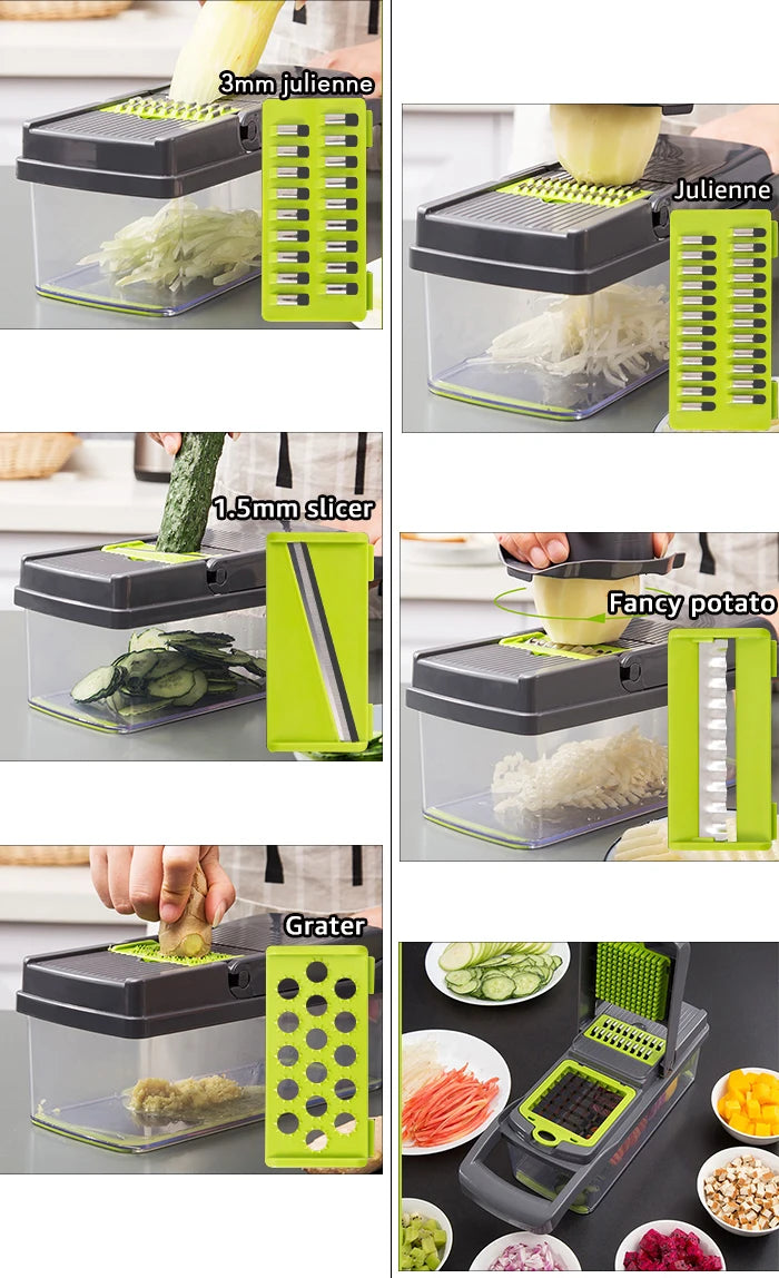 Vegetable Chopper Multifunctional Grater Cutter Kitchen Accessories