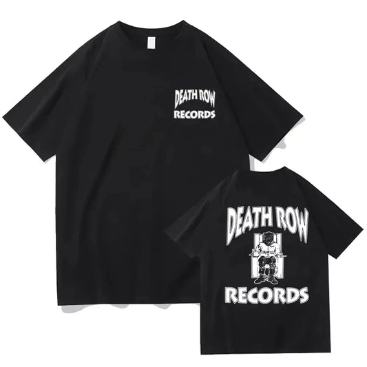 Death Row Records Dr Dre Tupac T-Shirt Vintage Fitness T-shirt