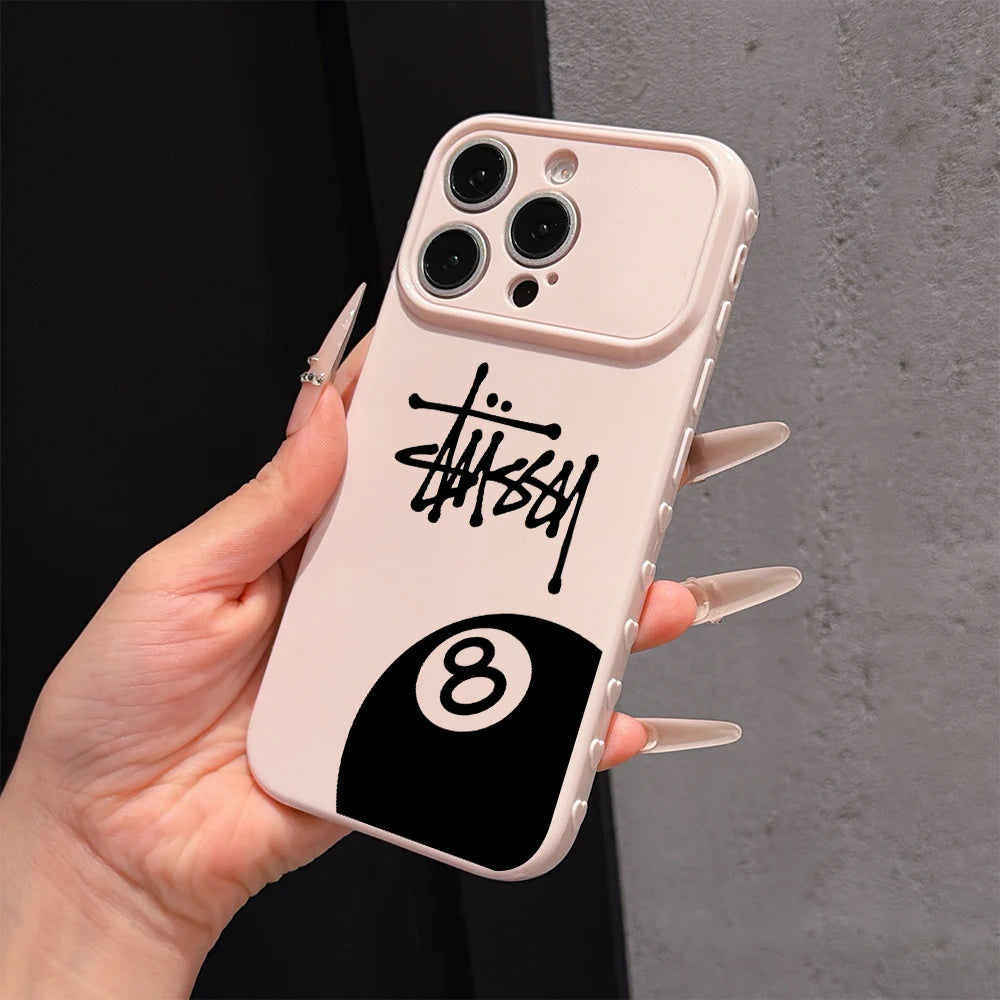 8-Ball S-Stussy Graffiti Vibe Phone Case for iPhones