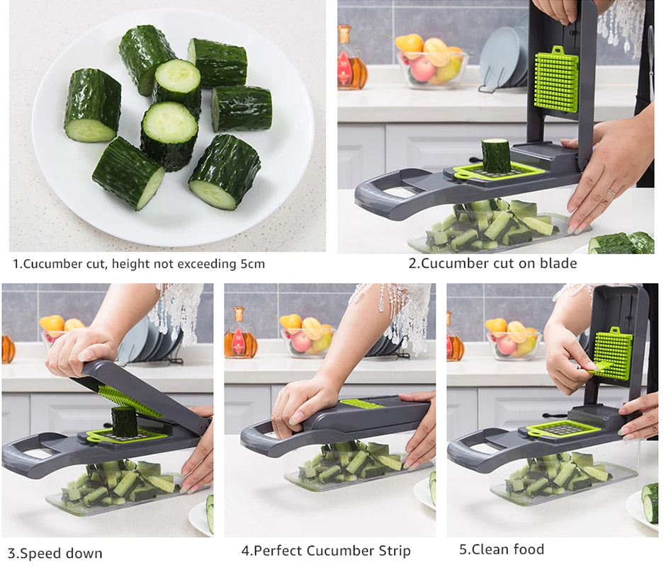 Vegetable Chopper Multifunctional Grater Cutter Kitchen Accessories
