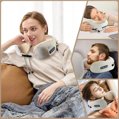 Multifunctional Portable Electric Neck Massager U-Shaped Pillow for Shoulder Cervical Relaxing