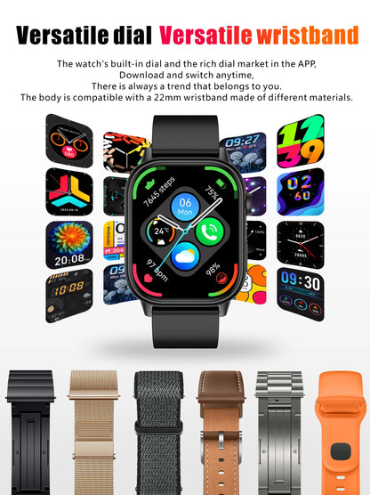 Newly Built-in GPS Sports Fitness Pilates Smart Watch Women Fashion Precise Positioning 5ATM Waterproof Bluetooth Call Bracelets