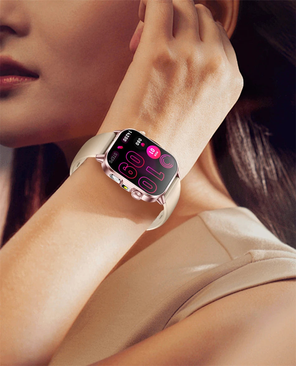 2026 Original Women Health Accurate Diagnosis Smart Watch ECG+HRV BP Blood Oxygen Uric Acid Heart Rate Bluetooth Call Smartwatch