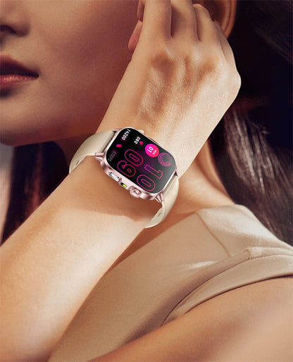 2026 Original Women Health Accurate Diagnosis Smart Watch ECG+HRV BP Blood Oxygen Uric Acid Heart Rate Bluetooth Call Smartwatch