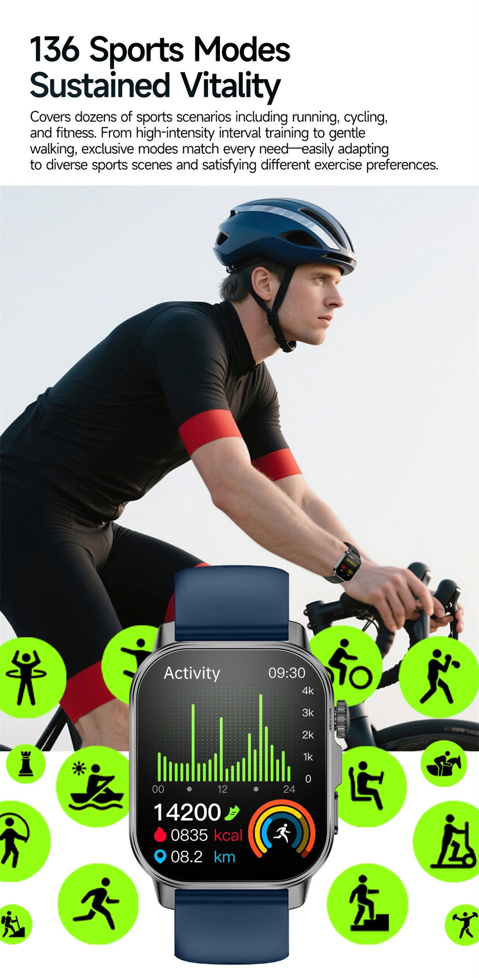 2026 Original Women Health Accurate Diagnosis Smart Watch ECG+HRV BP Blood Oxygen Uric Acid Heart Rate Bluetooth Call Smartwatch
