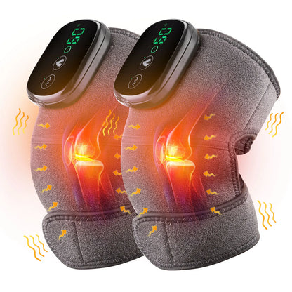 Eletric Heating Knee Massage Device Vibration Knee Pads for Shoulder Elbow Joint Warm Massage