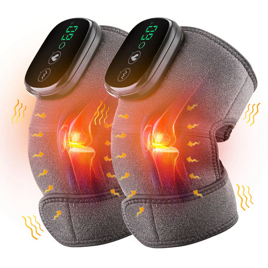 Eletric Heating Knee Massage Device Vibration Knee Pads for Shoulder Elbow Joint Warm Massage