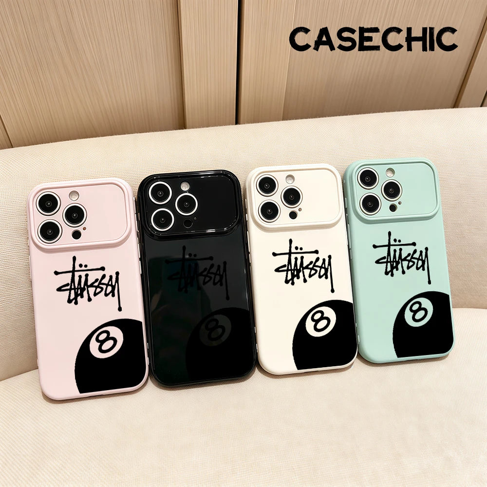 8-Ball S-Stussy Graffiti Vibe Phone Case for iPhones
