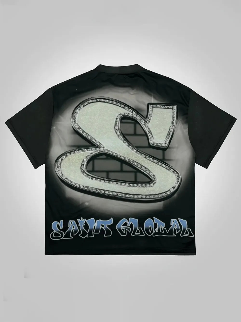 European and American men's summer little angel redemption print soft and breathable round neck T-shirt outdoor street top
