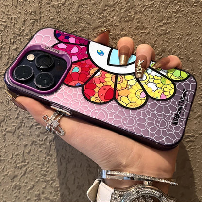 Smiling Sunflower Series Hard Phone Case for iPhones