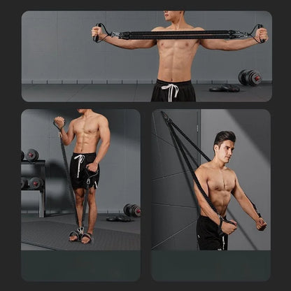 Pedal Tension Rope Abdominal Strength Elastic Rope Home Multi-functional Fitness Resistance Band