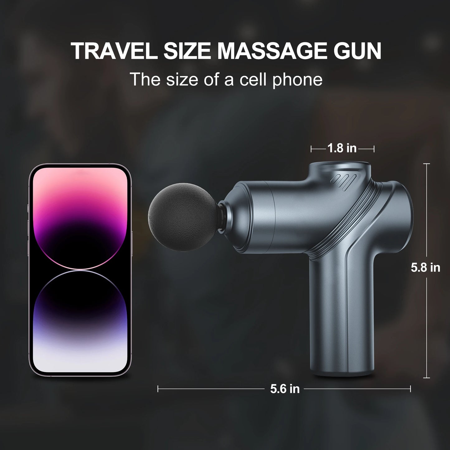 LEERCON Massage Gun Fascia Deep Muscle Relax Body Neck Massager Electric