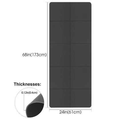 Yoga Mat Sports Fitness EVA Comfortable Foam 4mm Thick Yoga Mat Sports Yoga and Pilates  Gymnastics Mat