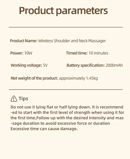 4D Shiatsu Neck and Shoulder Massager with Heat Electric Back Massagers