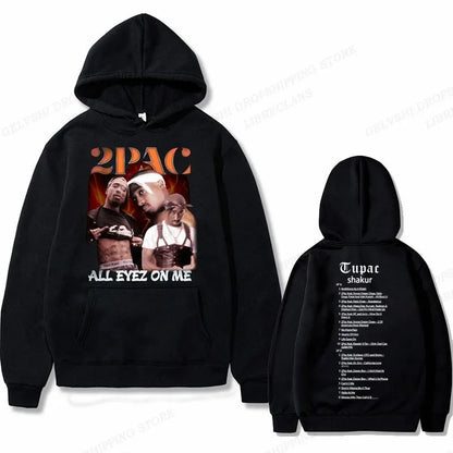 Tupac 2pac Graphic Hoodie Men Clothing Fashion Sweatshirt