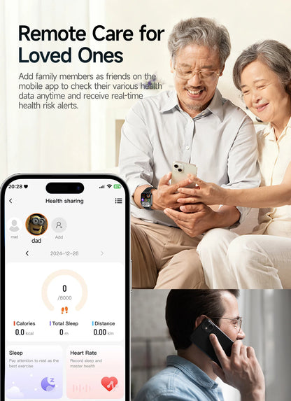 2026 New Nursing Grade Health Analysis SmartWatch ECG+PPG